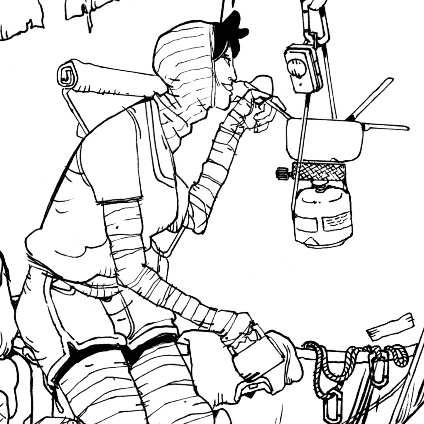 Cairn Colouring Page