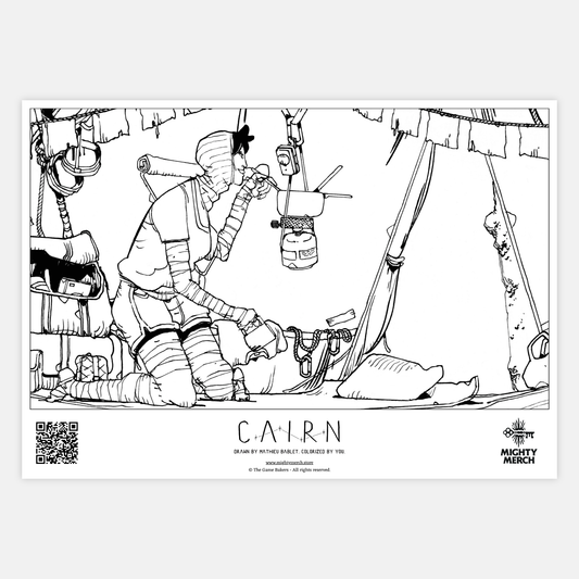 Cairn Colouring Page