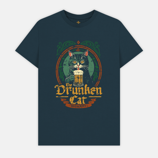 Drunken Cat T-Shirt