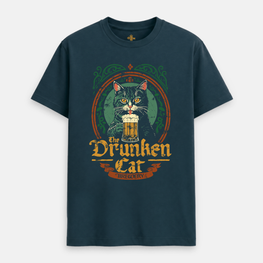 Drunken Cat T-Shirt