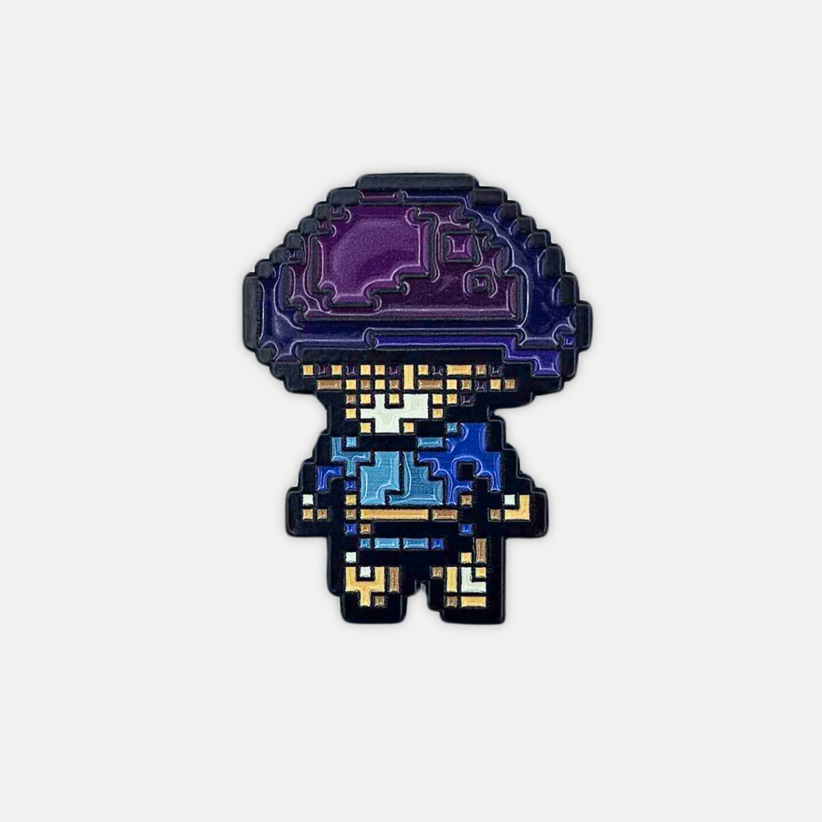 Plump Helmet Man Pin