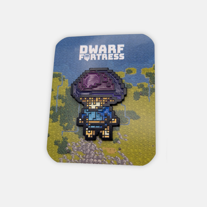 Plump Helmet Man Pin
