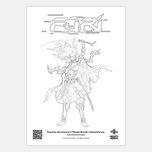 Furi Colouring Page