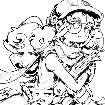 Haste Colouring Page