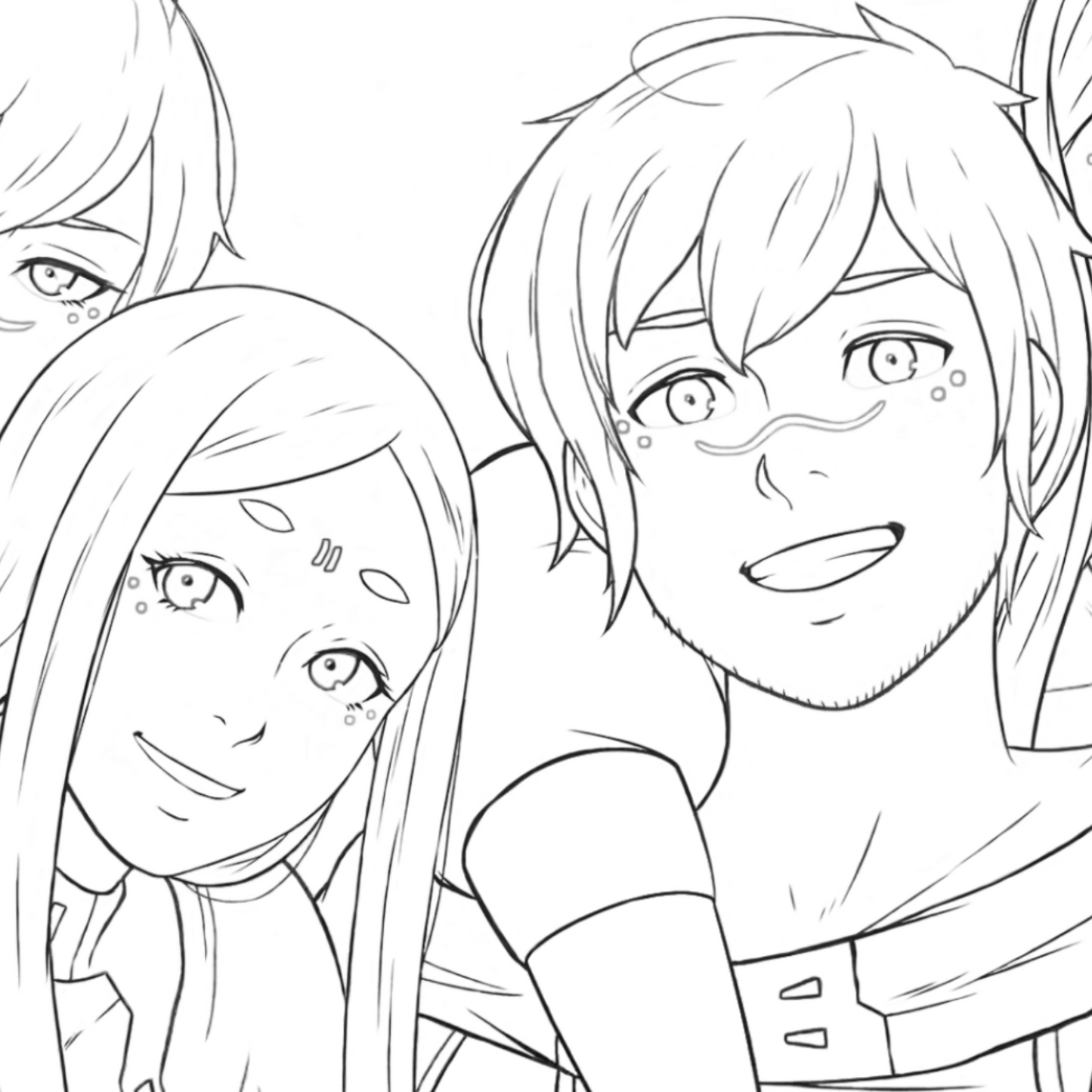Haven Colouring Page