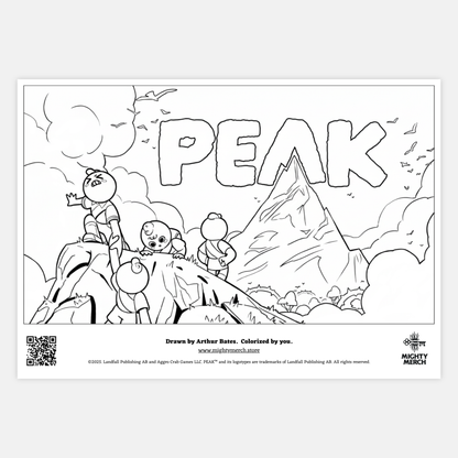 PEAK Colouring Page