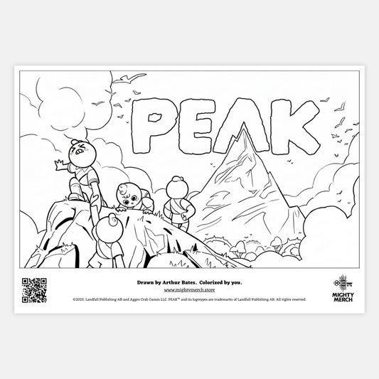 PEAK Colouring Page
