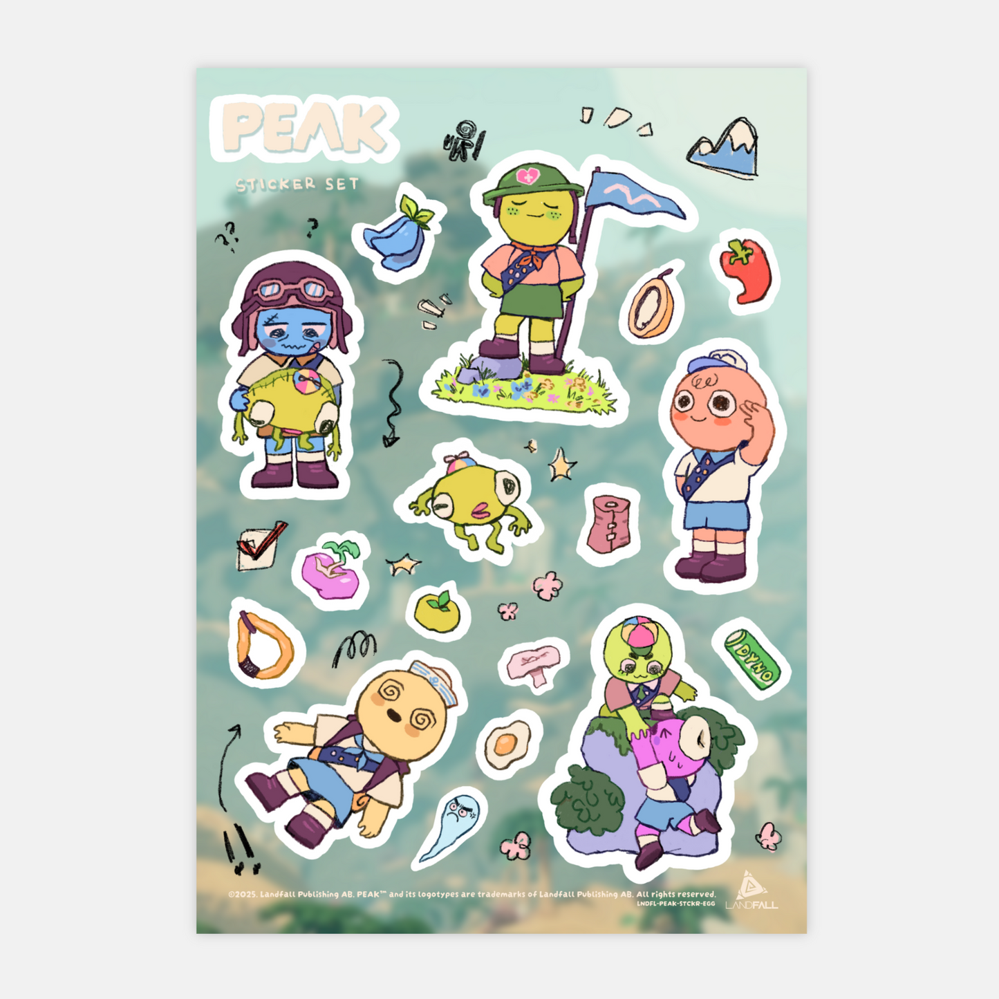 PEAK Sticker Sheet: Egg