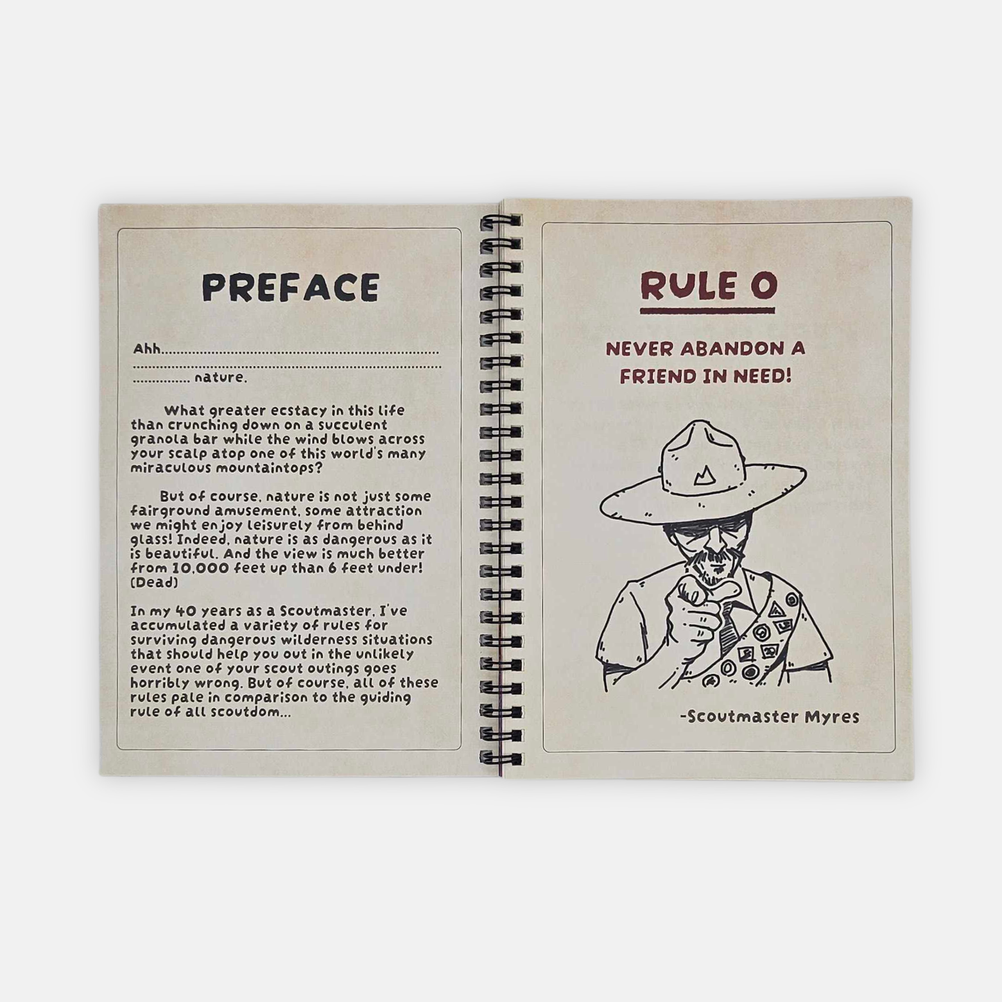 Wilderness Handbook - Notebook