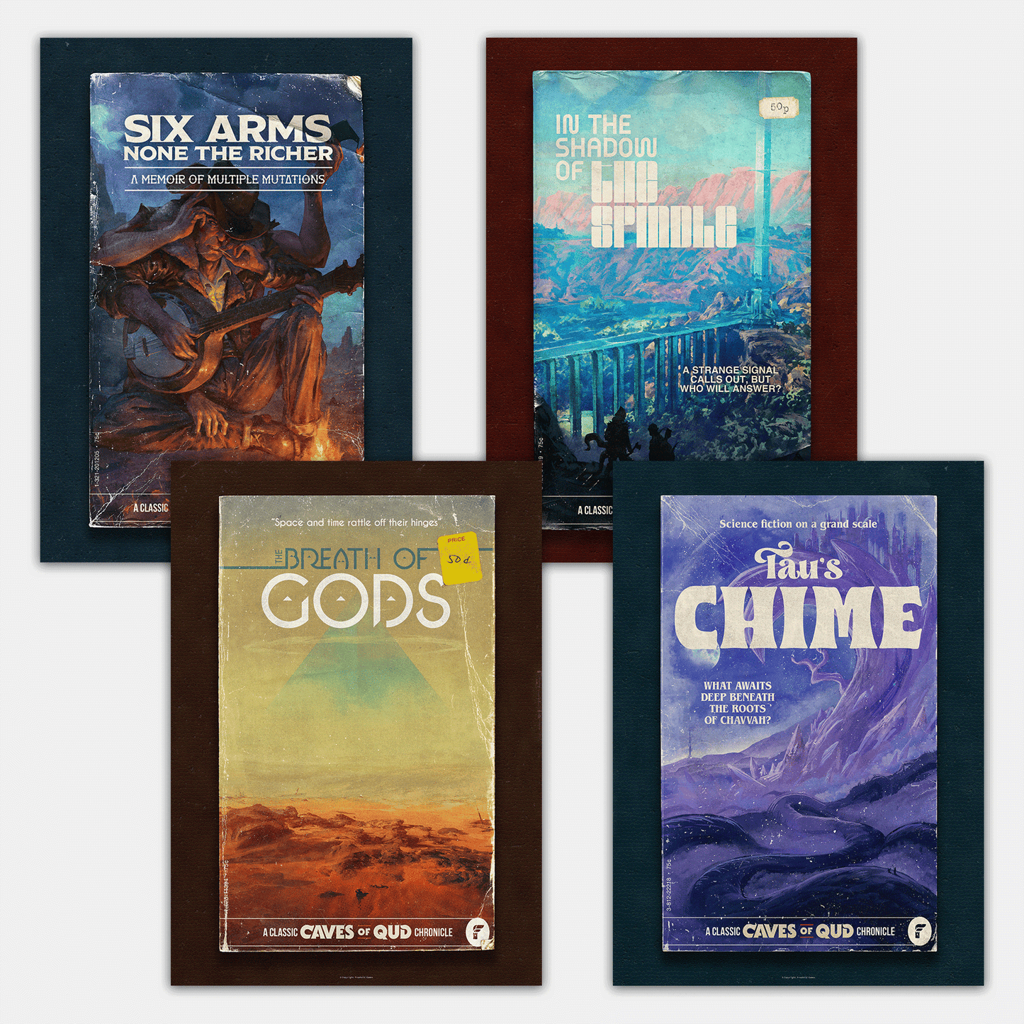 Qud Book Cover Posters [Europe]