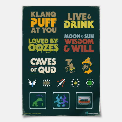 Qud Sticker Sheet: Klanq