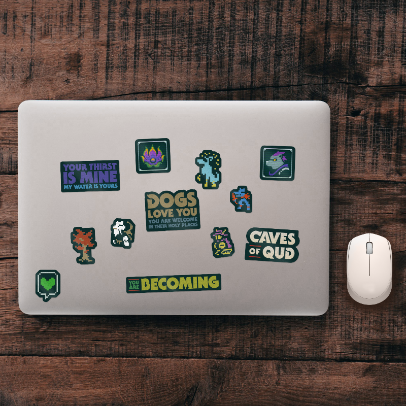 Qud Sticker Sheet: Becoming