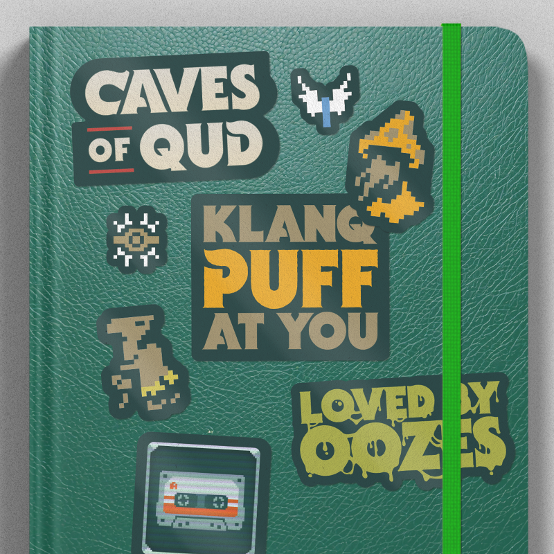 Qud Sticker Sheet: Klanq