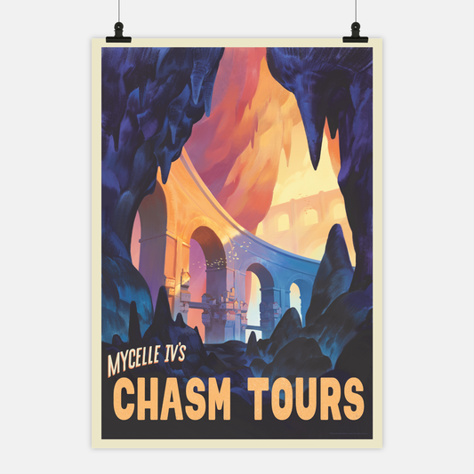 Mycelle's Chasm Tours Poster