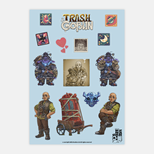 Trash Goblin Sticker Sheet: Found Family