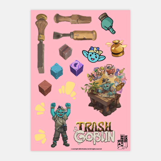 Trash Goblin Sticker Sheet: Goblin Life