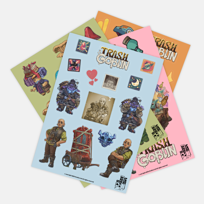 Trash Goblin Sticker Sheet: Found Family