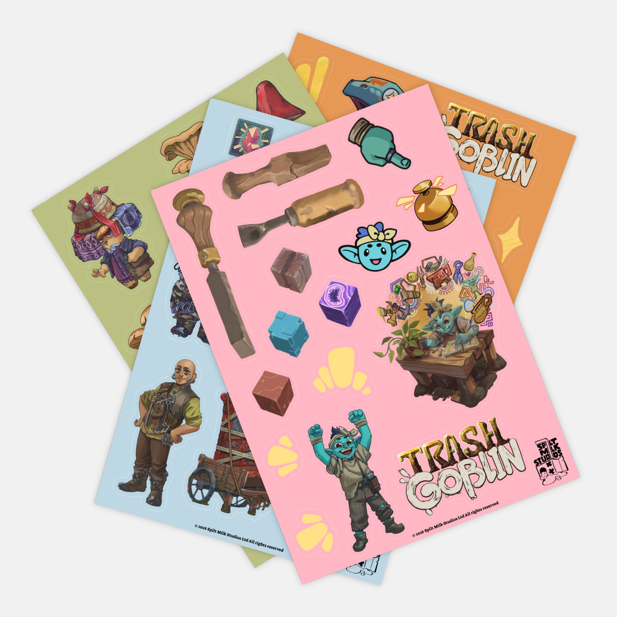 Trash Goblin Sticker Sheet: Goblin Life